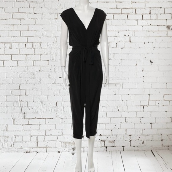 HELMUT LANG V-Neck Jumpsuit - Picture 2 of 12
